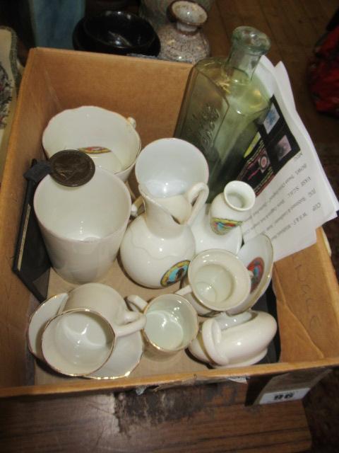 SMALL BOX OF ILKLEY MEMORABILIA Image
