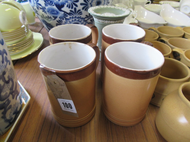 FOUR ROYAL DOULTON MUGS AND WEDGWOOD CERAMICS Image