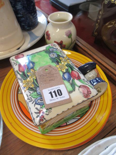 OLD TUPTON VASE AND A MALING BOX ETC Image