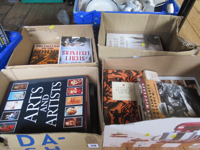 FOUR BOXES OF MISCELLANEOUS BOOKS Image