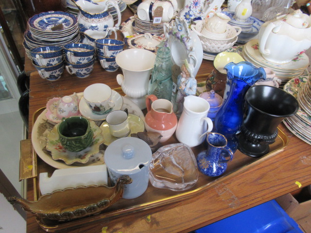 TRAY OF CERAMICS Image