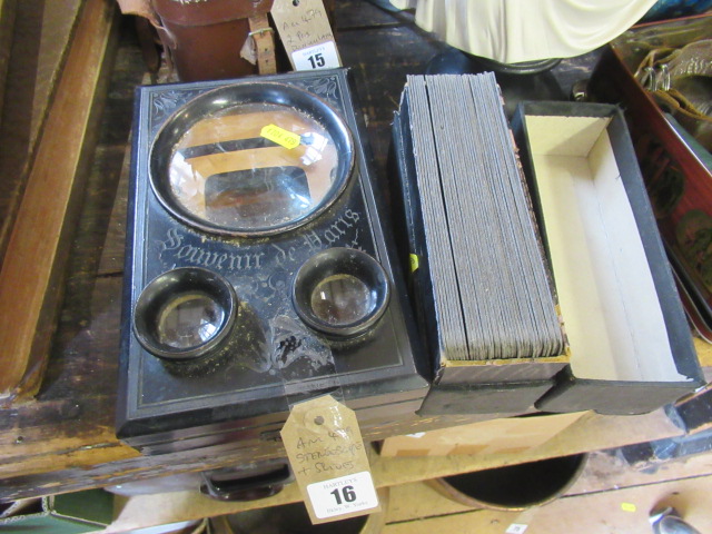 STEREOSCOPE AND SLIDES Image