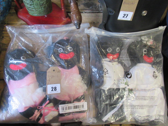 TWO PAIRS OF ROBINSONS DOLLS Image