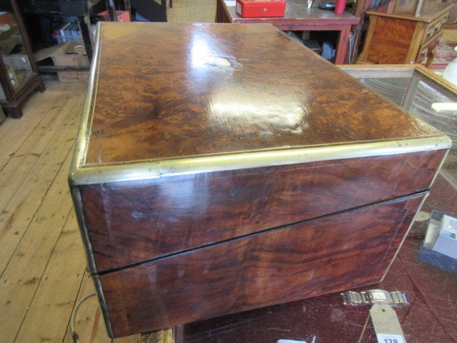 BURR WALNUT WRITING SLOPE Image