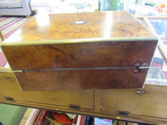 BURR WALNUT WRITING SLOPE Image