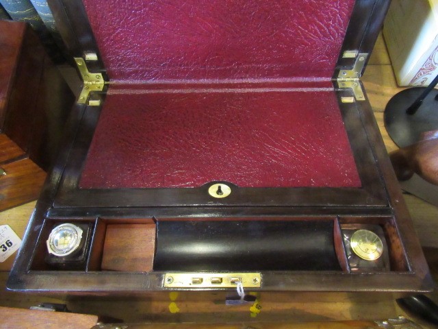 BURR WALNUT WRITING SLOPE Image