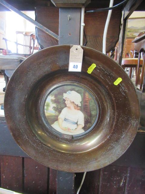 TRAFFORD TIN PLAQUE FEATURING PICTURE OF CHILD Image