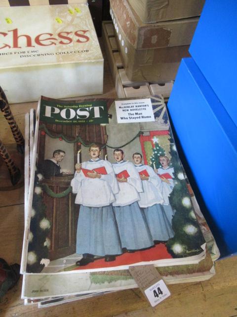 QUANTITY OF1950S SATURDAY EVENING POST MAGAZINES Image