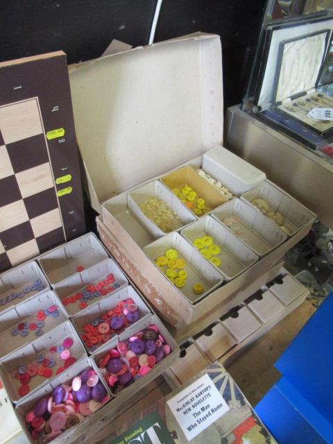 SIX BOXES OF BUTTONS Image