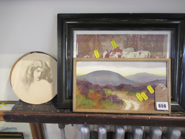 DOG PRINT AND TWO OTHER PICTURES Image