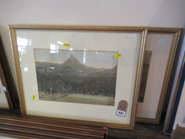 TWO FRAMED WATERCOLOURS Image