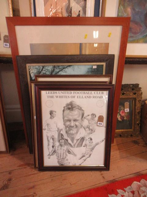 FIVE FRAMED PRINTS Image