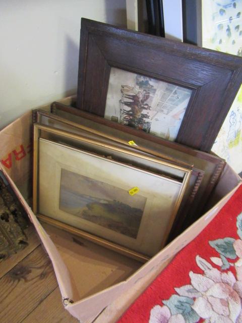 BOX OF MISCELLANEOUS PICTURES Image