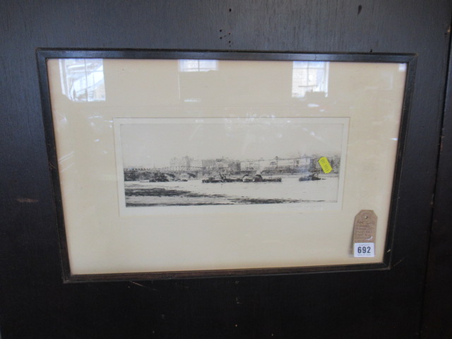 ROWLAND LANGMAID ETCHING LONDON Image