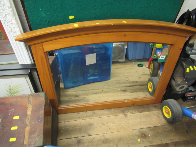 FRAMED OVERMANTLE MIRROR Image