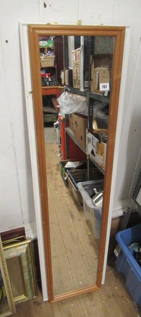 TWO OBLONG WALL MIRRORS Image