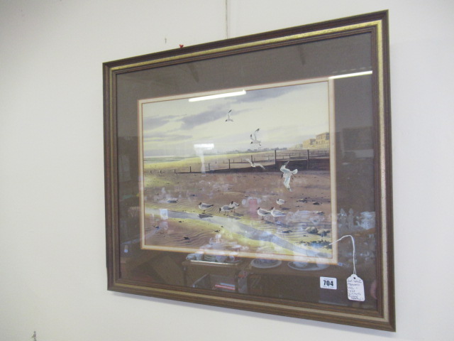 FRAMED WATERCOLOUR TITLED LAST VISITORS BY ROGER MCPHAIL Image