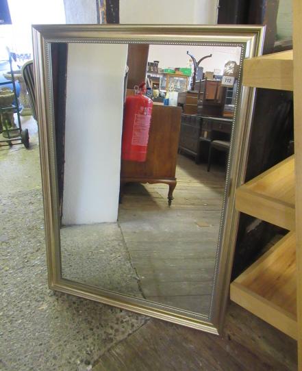 GILT FRAMED MIRROR Image