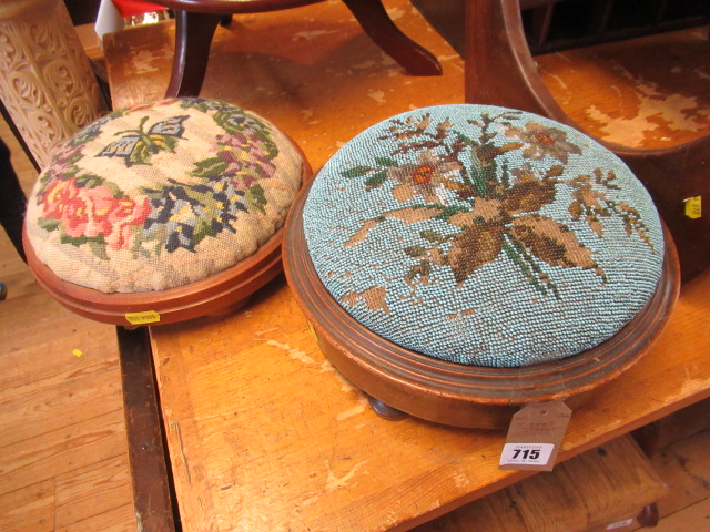 TWO FOOTSTOOLS Image