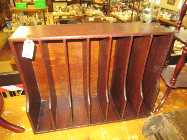 WOODEN FILE SHELF UNIT Image