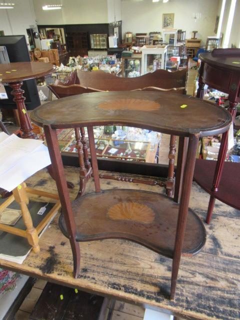 KIDNEY SHAPED TWO TIER TABLE Image