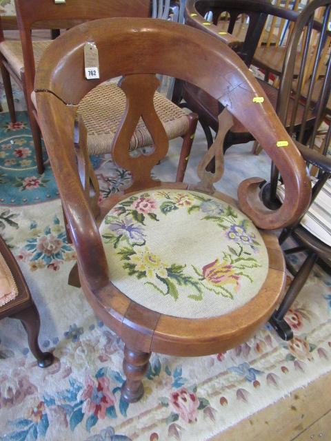 WOODEN TUB CHAIR Image