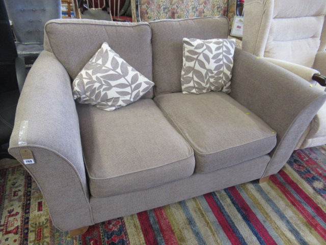 BROWN M & S TWO SEATER SETTEE Image