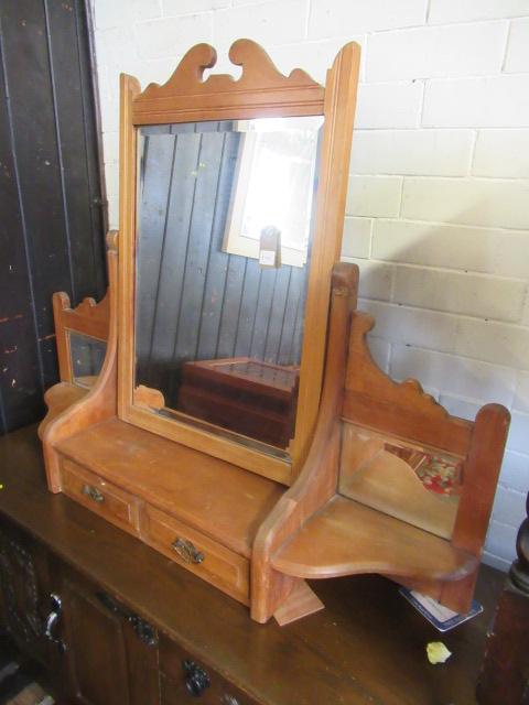 PINE DRESSING TABLE MIRROR Image