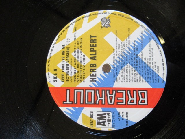 BOX OF LP RECORDS INCLUDING BEATLES AND JIMI HENDRIX ETC Image