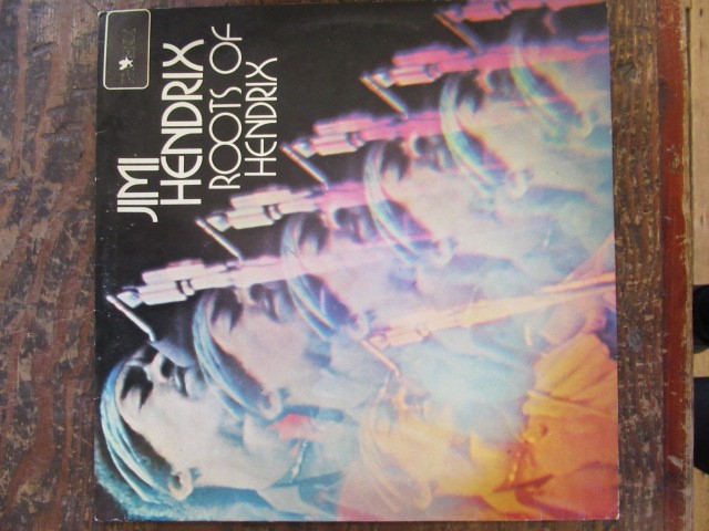 BOX OF LP RECORDS INCLUDING BEATLES AND JIMI HENDRIX ETC Image