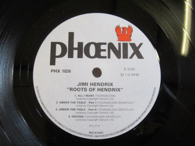 BOX OF LP RECORDS INCLUDING BEATLES AND JIMI HENDRIX ETC Image