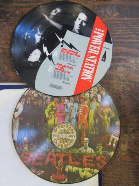 BOX OF LP RECORDS INCLUDING BEATLES AND JIMI HENDRIX ETC Image