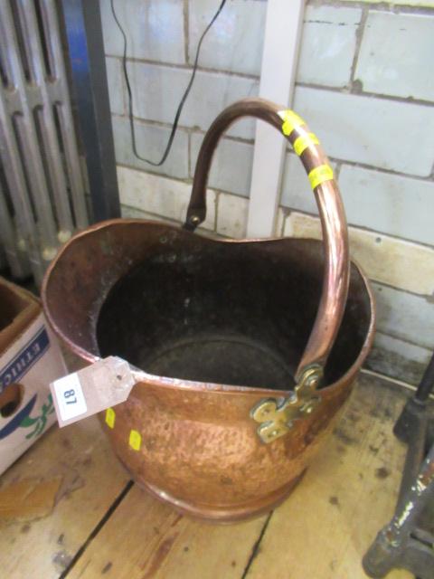 COPPER COAL SCUTTLE Image