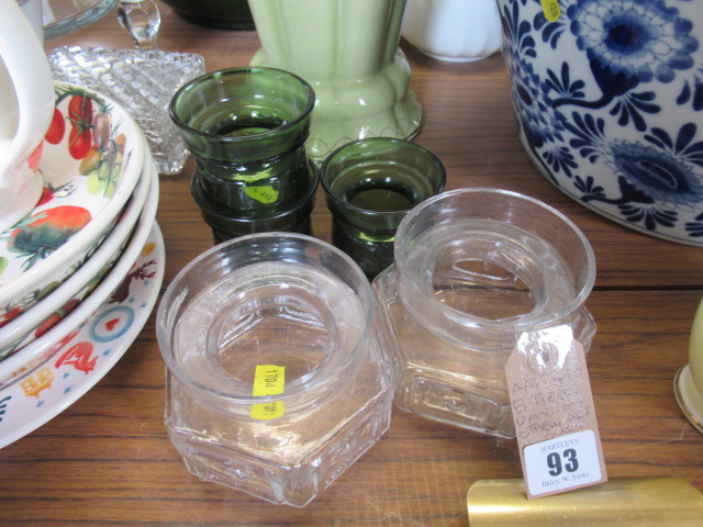 FIVE PIECES OF DANISH AND OTHER ART GLASS Image