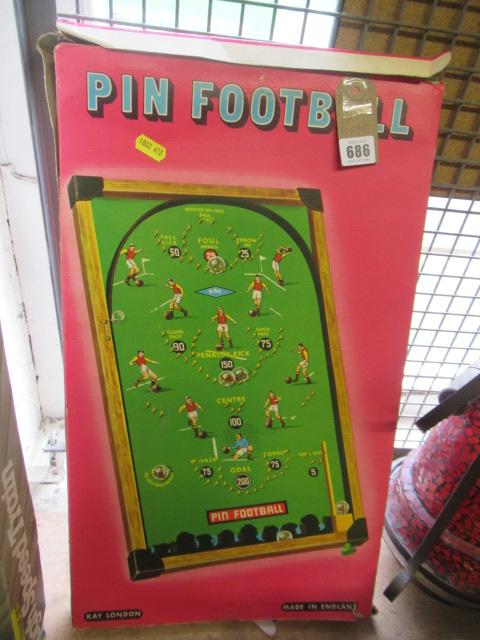 Boxed pin football game | Hartleys Auctioneers & Valuers