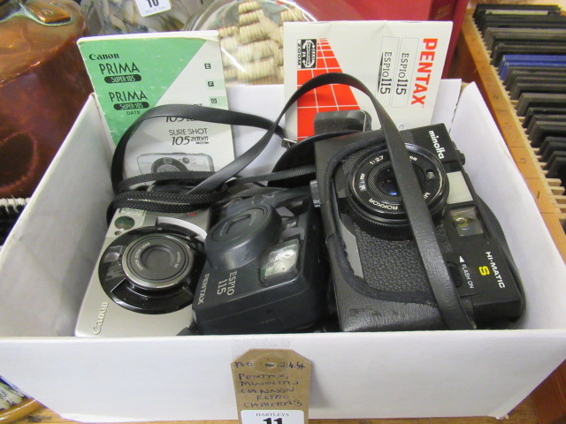 PENTAX MINOLTA AND CANON RETRO CAMERAS Image