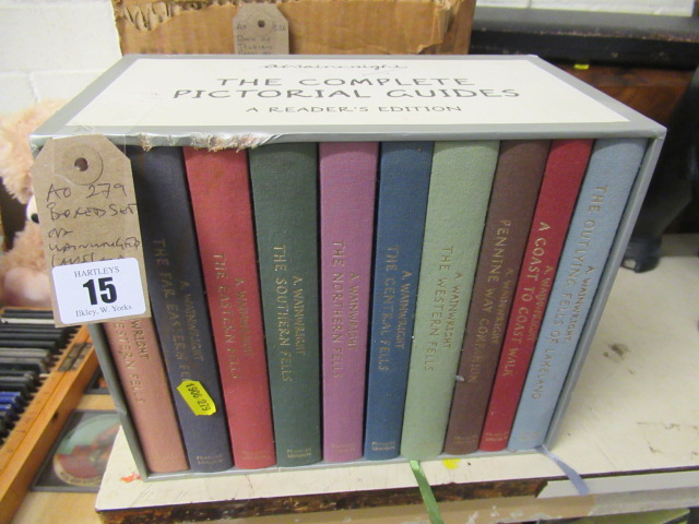 BOX SET OF WAINWRIGHT LAKELAND PICTORIAL GUIDES Image