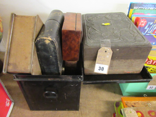 QUANTITY OF WOODEN AND METAL BOXES Image