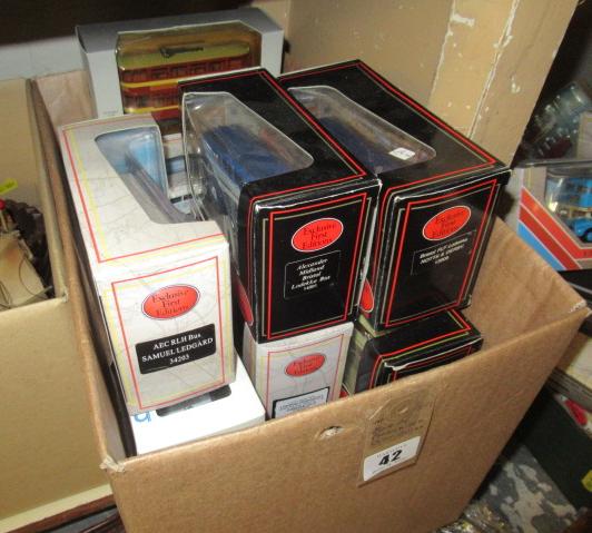 QUANTITY OF BOXED DIECAST BUSES Image