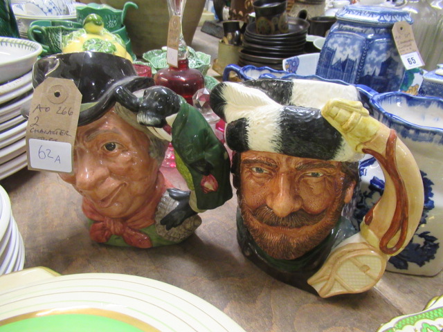 TWO CHARACTER JUGS Image