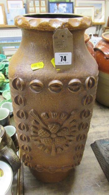 LARGE WEST GERMAN RETRO VASE Image