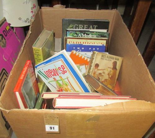BOX OF COOKERY AND HOUSEKEEPING BOOKS Image