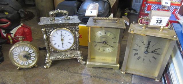FOUR CARRIAGE CLOCKS Image