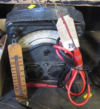 AVOMETER AND THERMOMETER Image