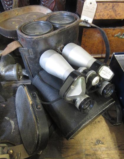 TWO CASED PAIRS OF BINOCULARS Image