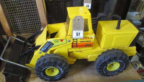 TONKA METAL FRONT LOADER TOY Image