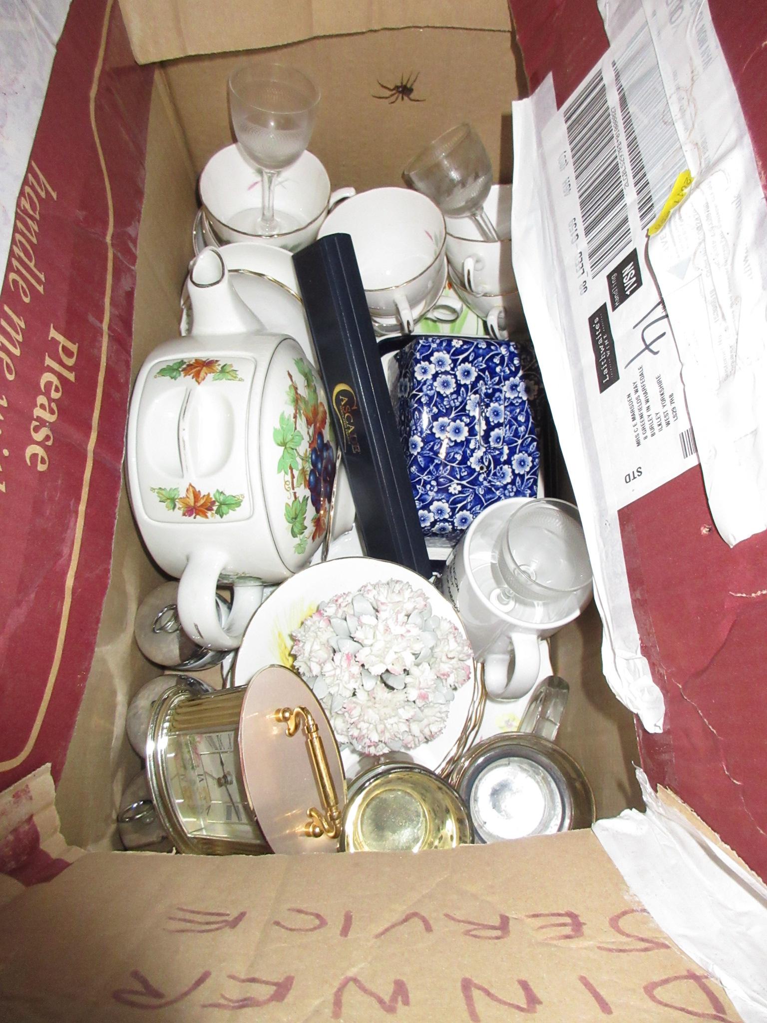 BOX OF CERAMICS ETC Image