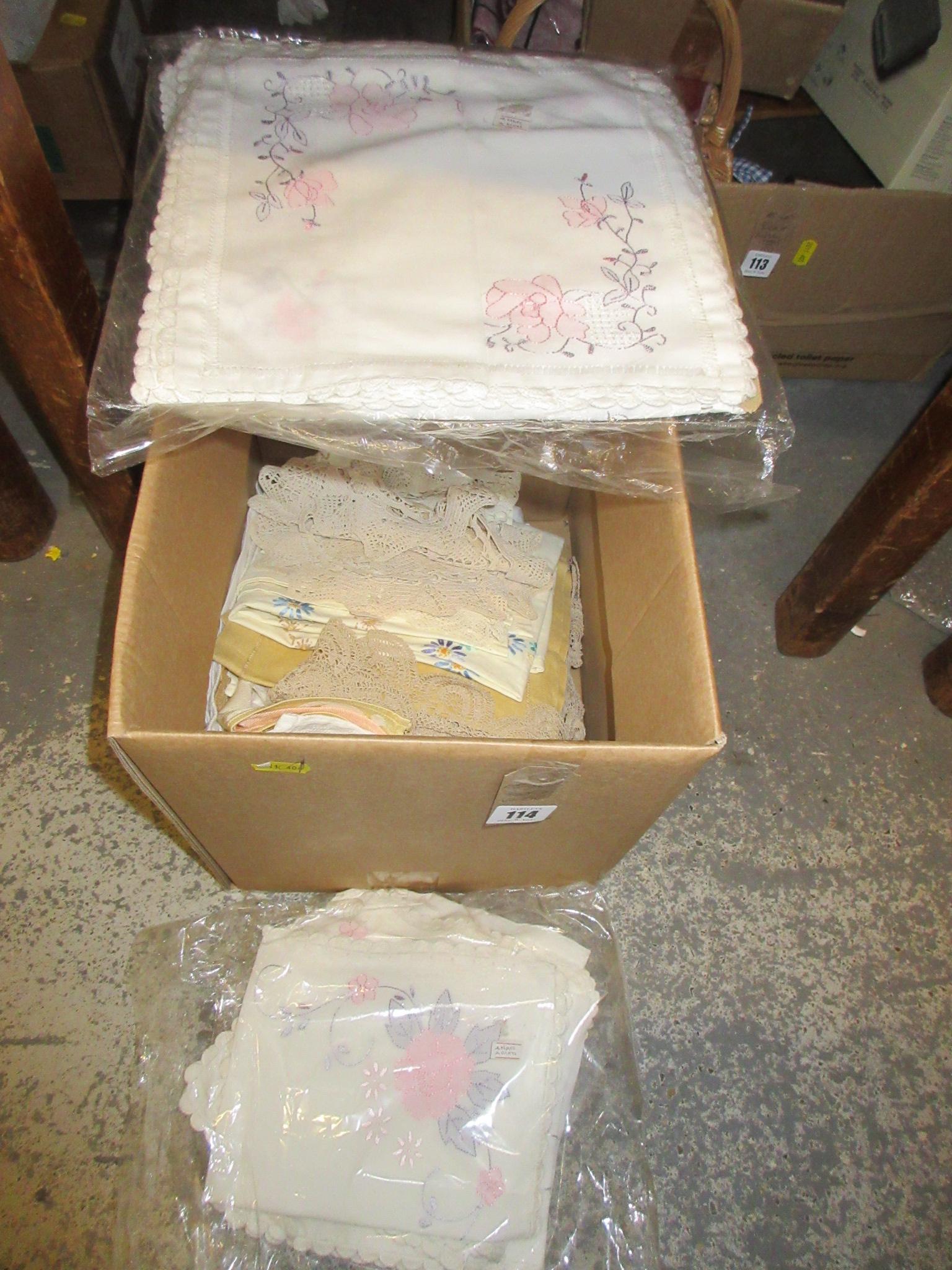 BOX OF LINEN Image