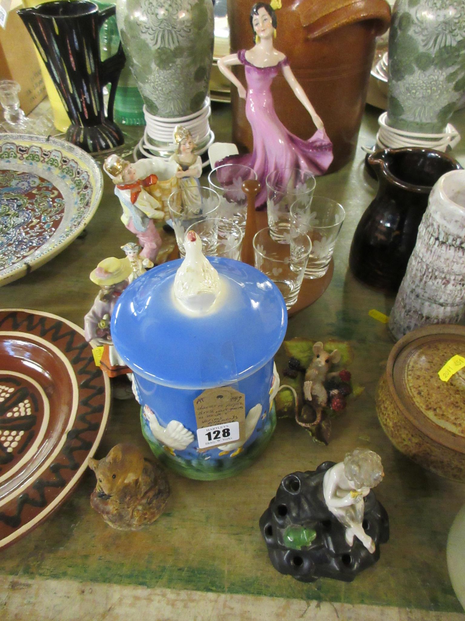 QUANTITY OF ORNAMENTS AND GLASSES Image