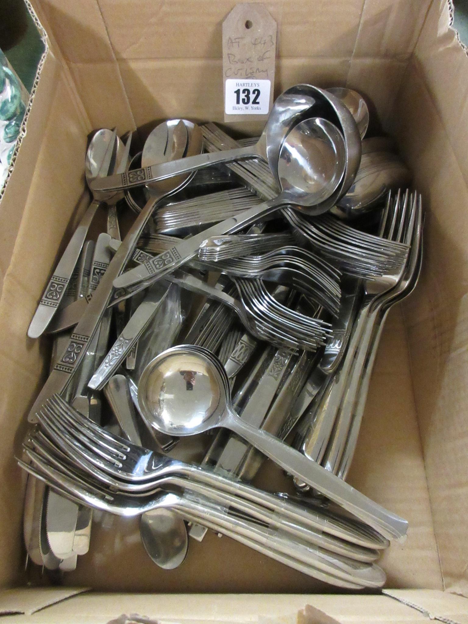 BOX OF CUTLERY Image